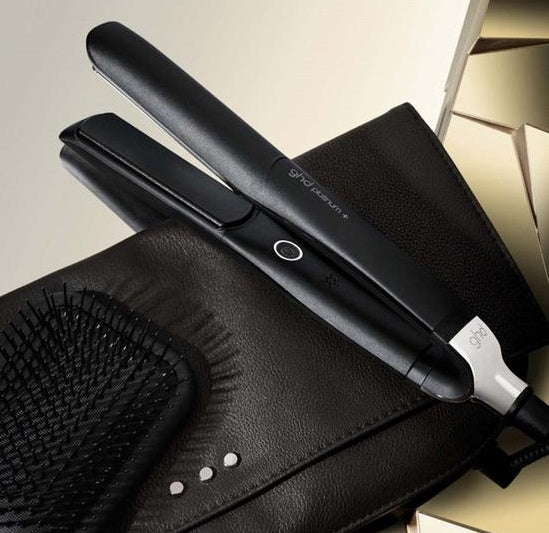 ghd Platinum+ Professional Ceramic Hair Straightener Gift Set - Black - Kazoop 