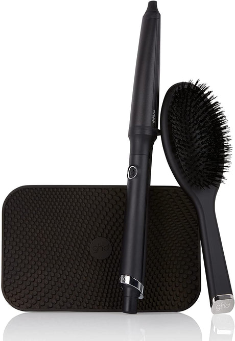 ghd Curve Creative 185°C Ceramic Curl Wand Gift Set - Black - Kazoop 