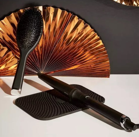ghd Curve Creative 185°C Ceramic Curl Wand Gift Set - Black - Kazoop 