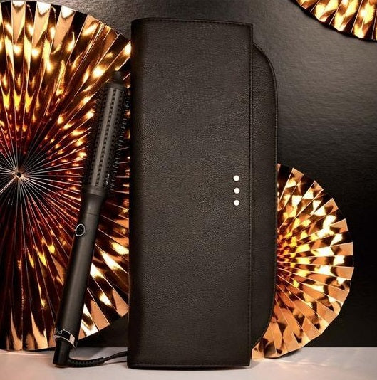ghd Rise Volumising Hot Brush Hair Styler Gift Set - Black - Kazoop 