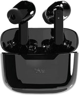 Juice Airphones Play Wireless Bluetooth Earbuds with Charging Case - Black - Kazoop 