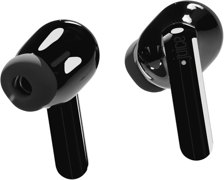 Juice Airphones Play Wireless Bluetooth Earbuds with Charging Case - Black - Kazoop 