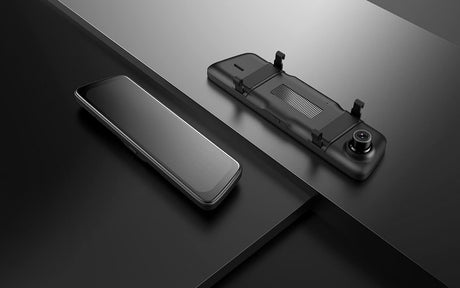 Aura HD5 by Road Angel 2K 1440p Dual Mirror Dash-Camera Built-in Wi-Fi Black - Kazoop 