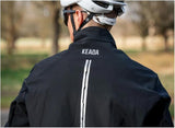 Keada Sports Men's Storm Windproof Quick Dry Cycling Jacket - Black - Size L