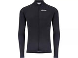 Keada Sports Men's Essential Long Sleeved Black Cycling Jersey - Medium - Kazoop 