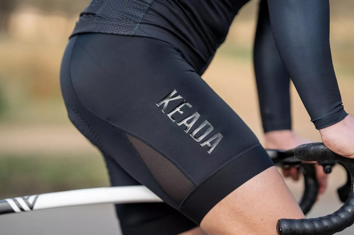 Keada Sports Men's Essential Quick Dry Cycling Shorts - Size Medium - Black - Kazoop 