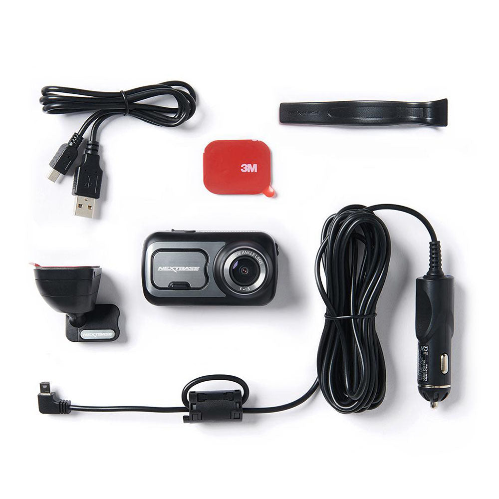 Nextbase 422GW 1440p QHD Touch Screen Dash Cam Bundle with Alexa - Black