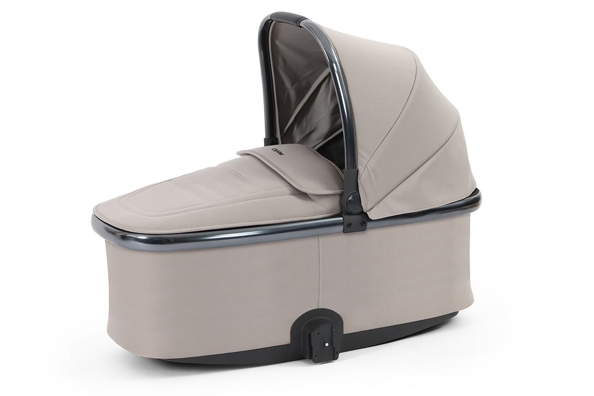 BabyStyle Oyster Carrycot with Adjustable Hood UPF 50+ Max 9kg - Stone
