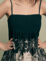 Florere Womens Sleeveless Floral Print Midi Dress Multi - Size 14 - Multi