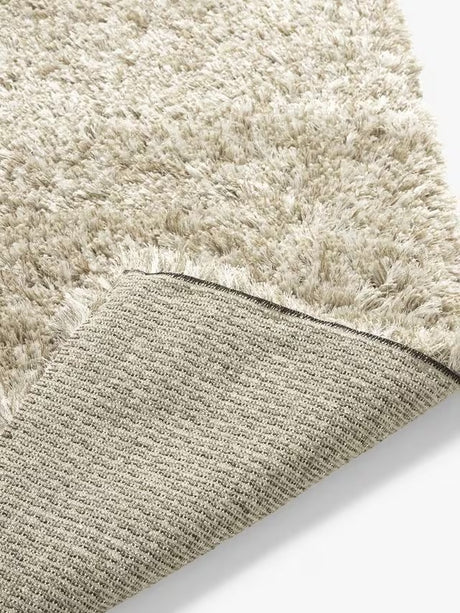 John Lewis Rhapsody Shaggy Rectangular Wool Blend Rug L200 x W135cm - Putty