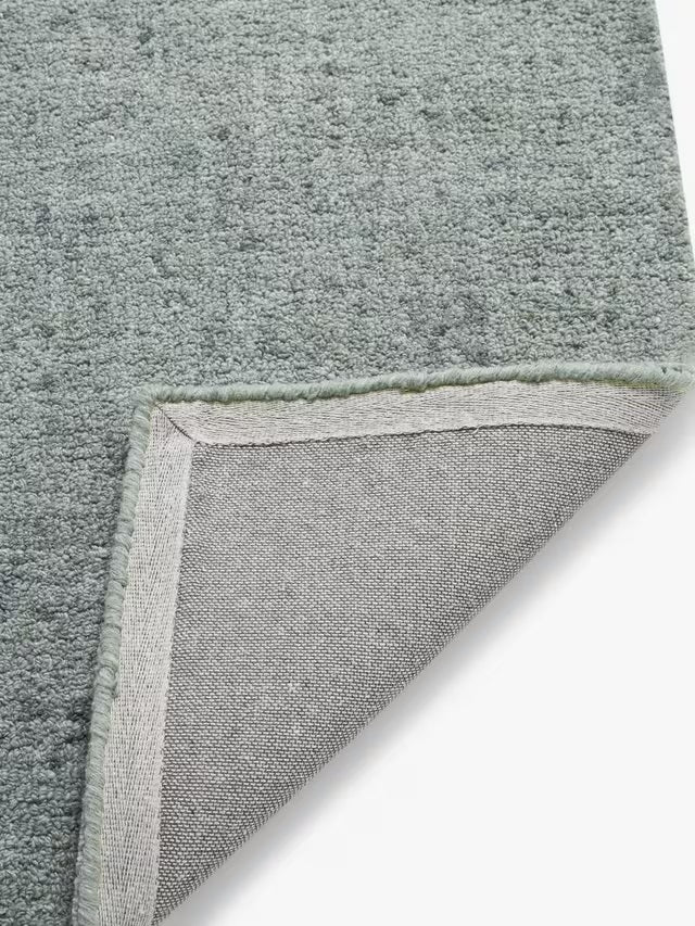John Lewis Orkney Loop Pile Hand Tufted Rectangular Rug 300 x 200cm - Blue - Kazoop 