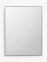 John Lewis Scandi Metal Decorative Rectangular Mirror 102 x 76cm - Black