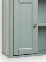 John Lewis Portsman Wall Mounted Double Mirrored Bathroom Cabinet - Green