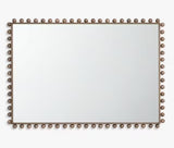 John Lewis Bobbin Rectangular Wood Frame Wall Mirror 85 x 60cm - Natural