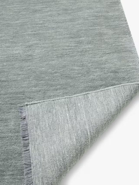 John Lewis Plain Rectangular New Zealand Wool Rug L300 x W200cm - Grey