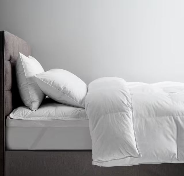 John Lewis Natural Duck Down 60/40 White 13.5 Tog Duvet - 200 x 200cm Double