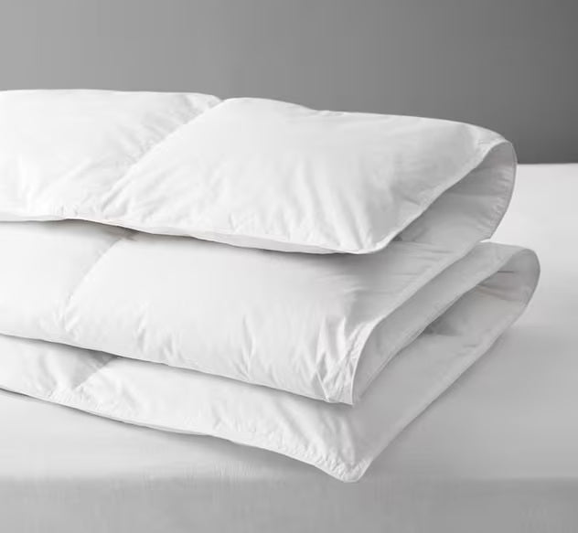 John Lewis Natural Duck Down 60/40 White 13.5 Tog Duvet - 200 x 200cm Double
