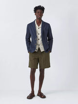 John Lewis Men's Smart Formal Casual Jacket Cotton Blazer - Navy - Large