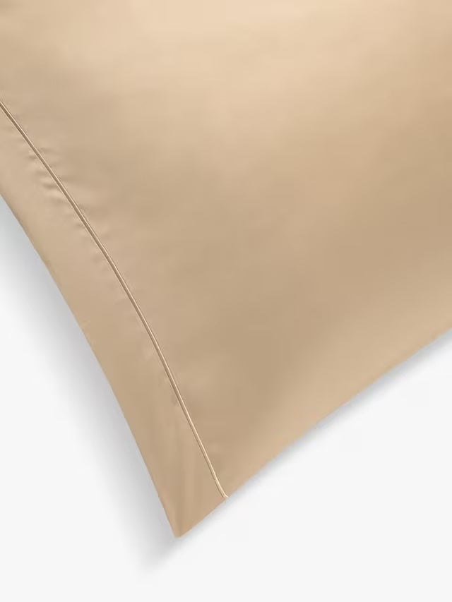 John Lewis Luxury Egyptian Cotton Sateen King Size Duvet Cover - Champagne - Kazoop 