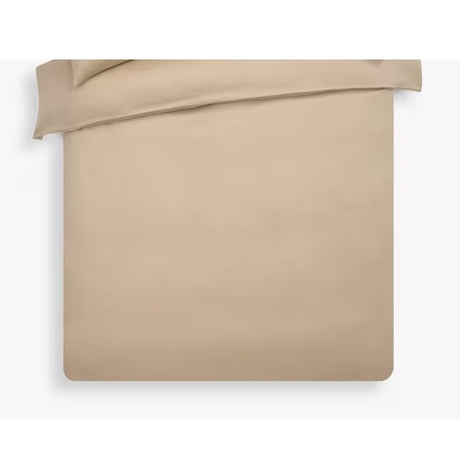 John Lewis Luxury Egyptian Cotton Sateen King Size Duvet Cover - Champagne - Kazoop 