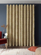 Harlequin Melodic Pair Lined Eyelet Curtains W167 x Drop 182cm - Gold & Sand