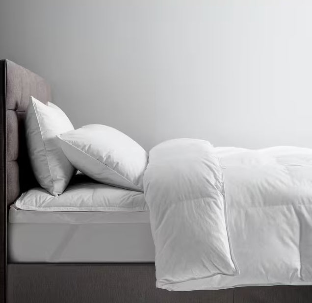 John Lewis 4.5 Tog White British Duck Down Duvet - Double 200 x 200cm