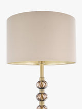 John Lewis Zane Non-Dimmable Floor Lamp Matte H159 x Dia.45cm Antique Brass