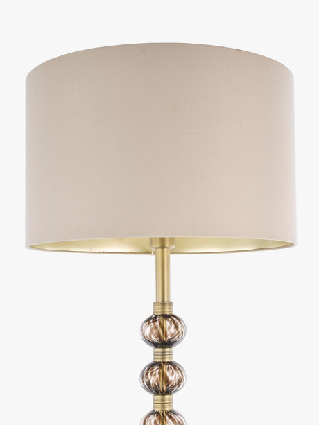 John Lewis Zane Non-Dimmable Floor Lamp Matte H159 x Dia.45cm Antique Brass