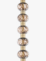John Lewis Zane Non-Dimmable Floor Lamp Matte H159 x Dia.45cm Antique Brass