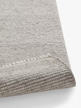 John Lewis Cloud Plain Rectangular Merino Wool Rug 180 x 120cm - Mid Grey