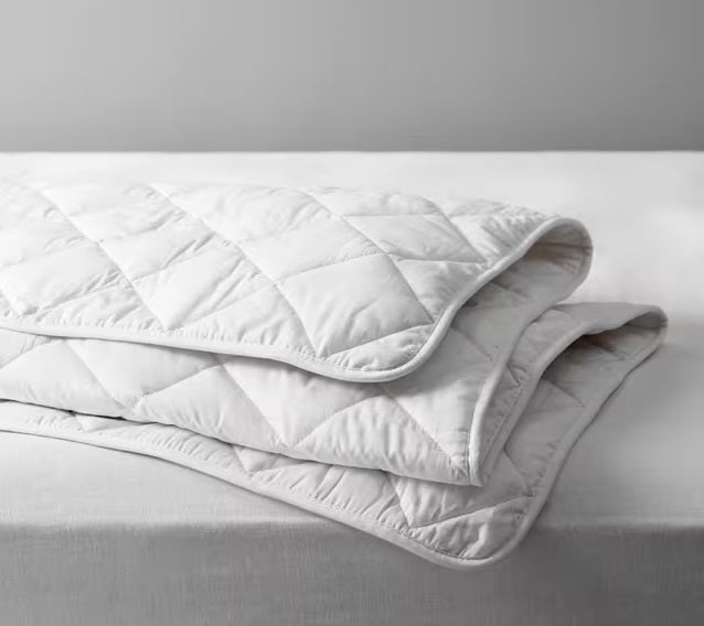 John Lewis Natural Lightweight 2.5 Tog White Cotton Duvet - Super King Size