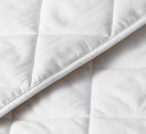 John Lewis Natural Lightweight 2.5 Tog White Cotton Duvet - Super King Size