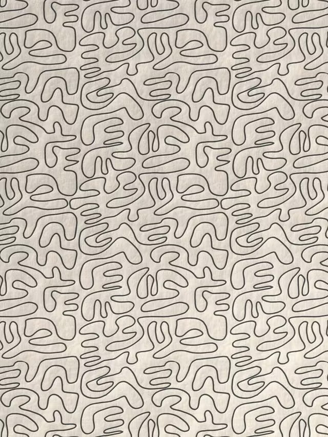 John Lewis Scribble Print Pair Lined Eyelet Curtains 228 x 228cm - Graphite