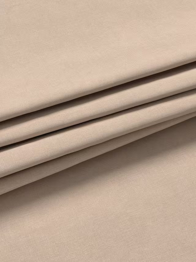 John Lewis Textured Blackout/Thermal Pencil Pleat Curtains 228x228cm - Putty