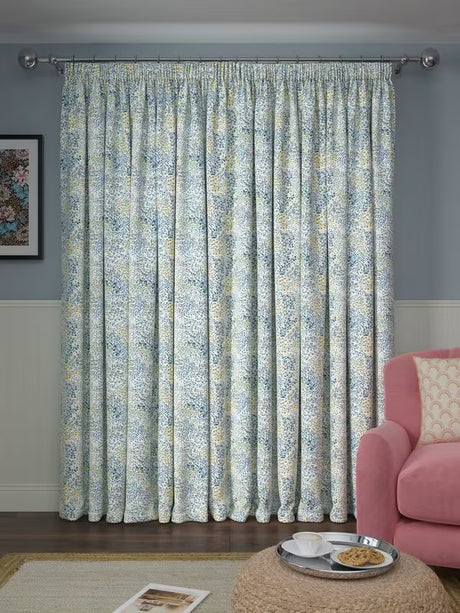 John Lewis Caravelle Pair Blackout Lined Multiway Curtains 167x228cm - Multi