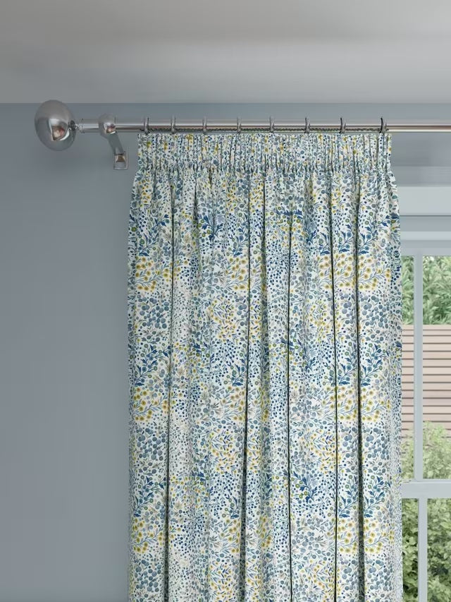 John Lewis Caravelle Pair Blackout Lined Multiway Curtains 167x228cm - Multi