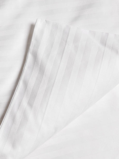 John Lewis Soft and Silky Satin Stripe 400 TC Super King Duvet Cover Set