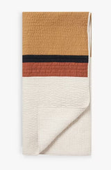 John Lewis Equilibrium Quilted Cotton & Linen Bedspread 220 x 220cm - Multi - Kazoop 