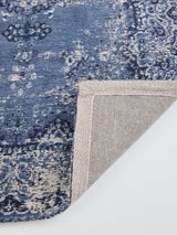 John Lewis Jaipur Cotton Blend Rectangular Traditional Rug 150 x 90cm - Navy