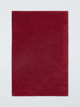 John Lewis Wellington Hand Loomed Rectangular Wool Rug L230 x W160cm - Red