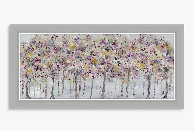 John Lewis Sara Otter Memories with You Framed Print 63 x 129cm - Pink/Multi