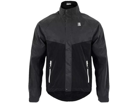 Boardman Mens Waterproof Reflective Fabric Cycling Jacket - Black - XXXL
