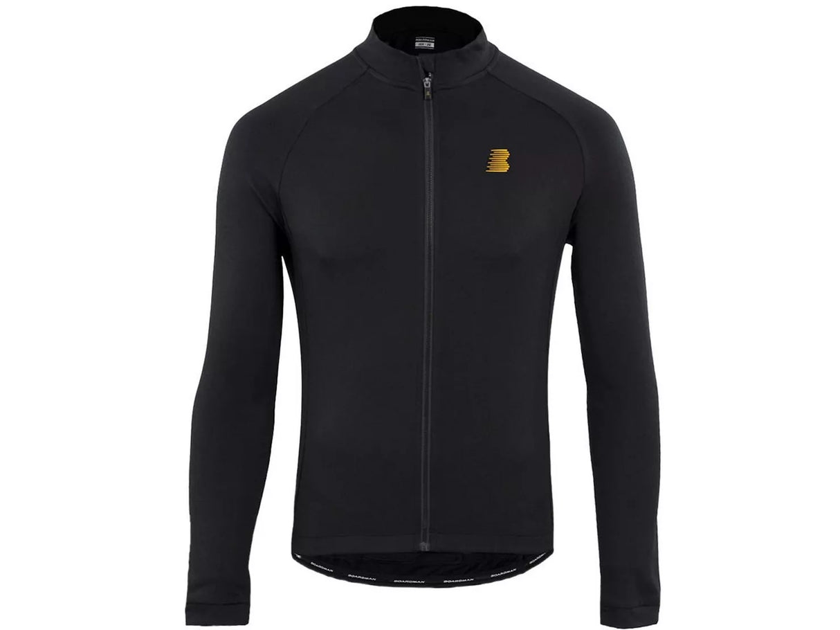 Boardman Mens Long Sleeve Full Zip Quick Dry Thermal Jersey - Black - XXXL