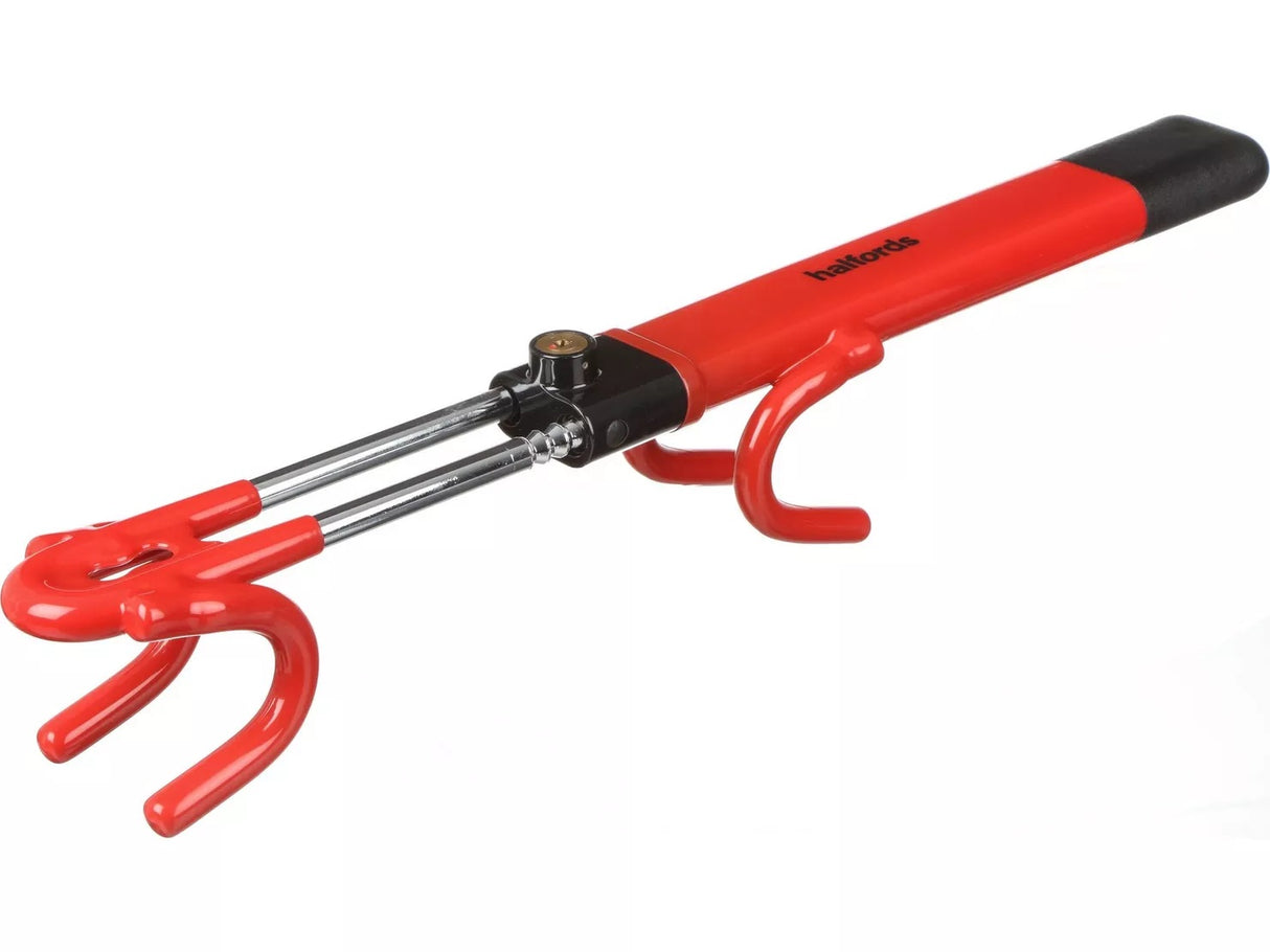 Halfords Double Bar Anti-Theft Car Security Easy Fit Steering Wheel Lock