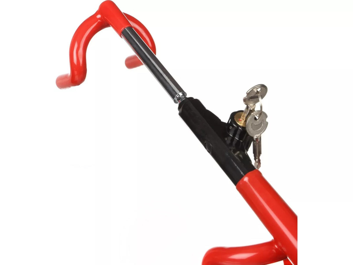 Halfords Car Easy Fit Anti-Theft Security Steering Wheel Lock Single Bar