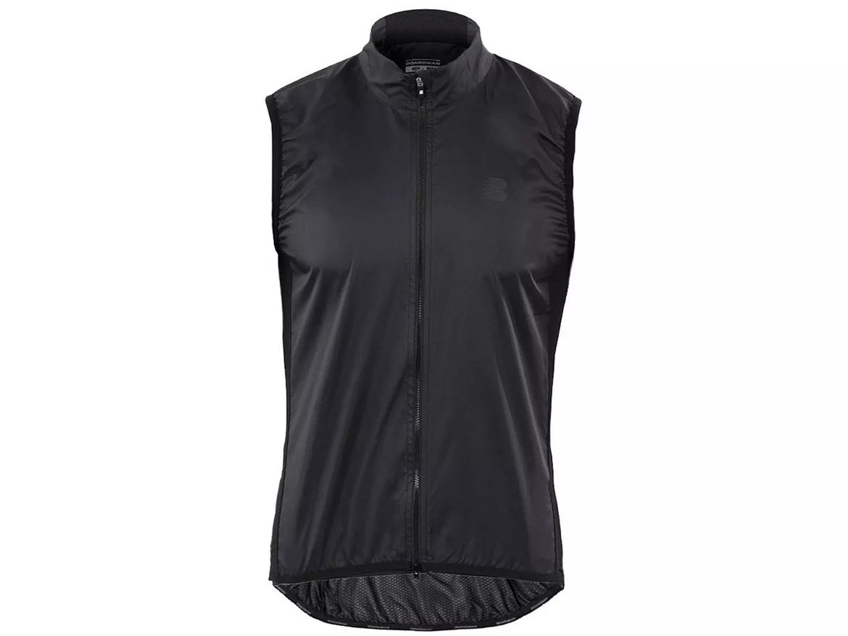 Boardman Mens 9 Series Windproof Breathable Cycling Gilet - Black - Small