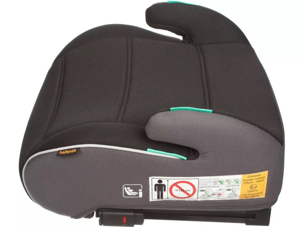 Halfords Eland R129 6-12 Years 125-150cm ISOFIX Car Booster Seat - Black
