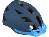 Halfords Contrast 7-15 Years Junior Boys Cycling Helmet 52-59cm - Blue