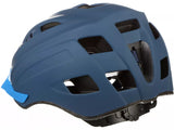 Halfords Contrast 7-15 Years Junior Boys Cycling Helmet 52-59cm - Blue