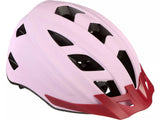 Halfords Lilac Contrast 7-15 Years Junior Girls Cycling Helmet 52-59cm Pink